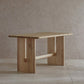 Modern Pine Solid Wood Table for Restaurant Rectangle Dining Table with Trestle Base 70.9"L x 31.5"W x 29.5"H Without Chairs Clearhalo 'Dining Tables & Seating' 'Dining Tables' 'dining_table' 'furn' 'furn_dining_table' 'Furniture' 'furniture_dining_table' 'Kitchen & Dining Furniture' 'kitchen' 'kitchen_dining_table' 4706792
