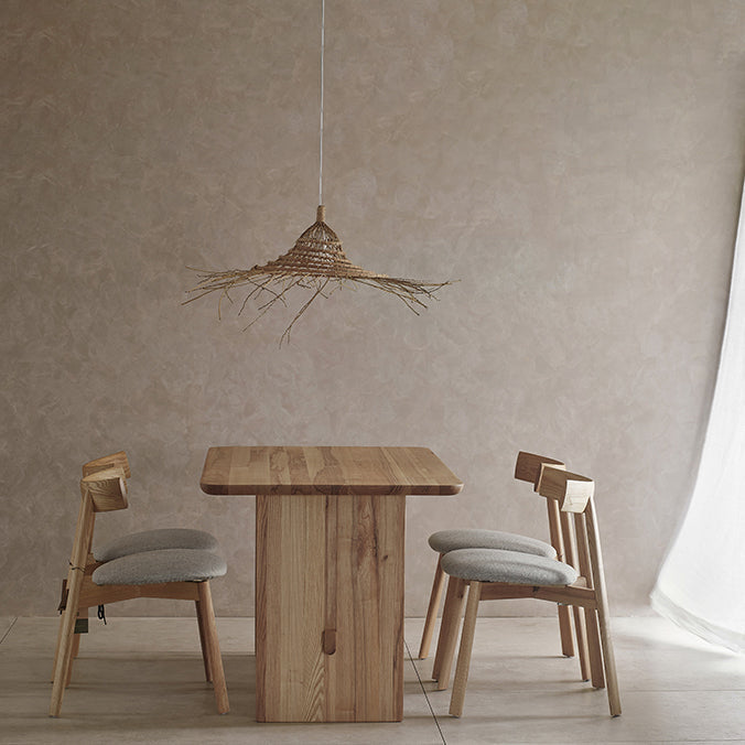 Modern Pine Solid Wood Table for Restaurant Rectangle Dining Table with Trestle Base Clearhalo 'Dining Tables & Seating' 'Dining Tables' 'dining_table' 'furn' 'furn_dining_table' 'Furniture' 'furniture_dining_table' 'Kitchen & Dining Furniture' 'kitchen' 'kitchen_dining_table' 4706801