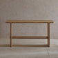 Modern Pine Solid Wood Table for Restaurant Rectangle Dining Table with Trestle Base Clearhalo 'Dining Tables & Seating' 'Dining Tables' 'dining_table' 'furn' 'furn_dining_table' 'Furniture' 'furniture_dining_table' 'Kitchen & Dining Furniture' 'kitchen' 'kitchen_dining_table' 4706803