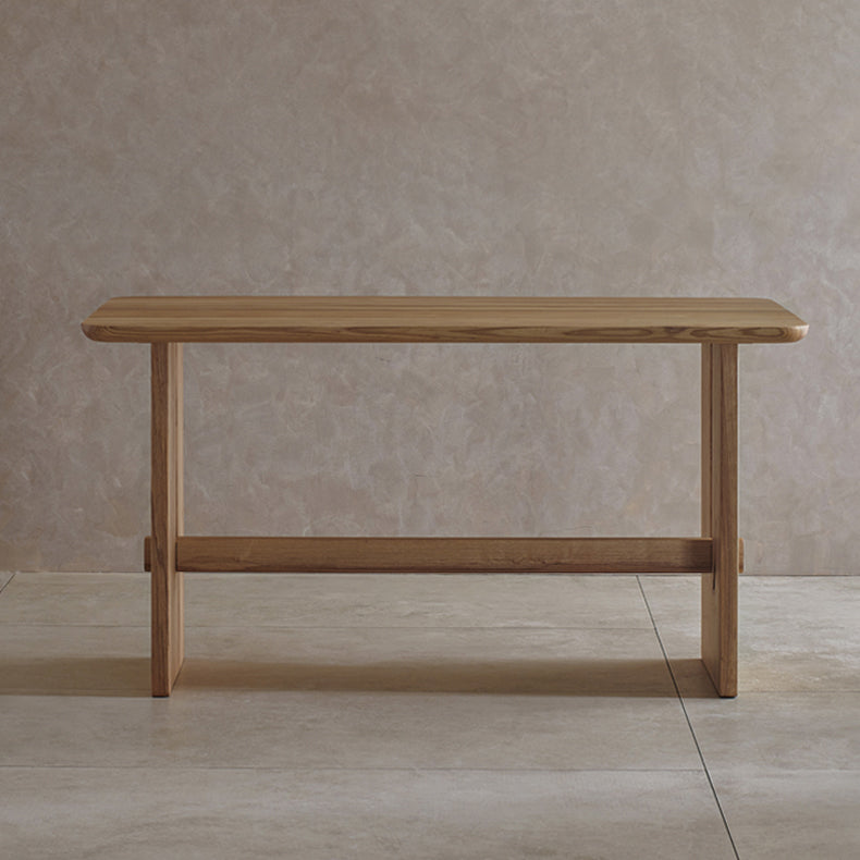 Modern Pine Solid Wood Table for Restaurant Rectangle Dining Table with Trestle Base Clearhalo 'Dining Tables & Seating' 'Dining Tables' 'dining_table' 'furn' 'furn_dining_table' 'Furniture' 'furniture_dining_table' 'Kitchen & Dining Furniture' 'kitchen' 'kitchen_dining_table' 4706803