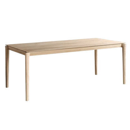 Modern Pine Solid Wood Table for Restaurant Rectangle Dining Table with 4 Legs Without Chairs Clearhalo 'Dining Tables & Seating' 'Dining Tables' 'dining_table' 'furn' 'furn_dining_table' 'Furniture' 'furniture_dining_table' 'Kitchen & Dining Furniture' 'kitchen' 'kitchen_dining_table' 4706817