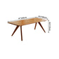 Modern Pine Wood Table for Restaurant Rectangle Dining Table in Nature with 4 Legs Clearhalo 'Dining Tables & Seating' 'Dining Tables' 'dining_table' 'furn' 'furn_dining_table' 'Furniture' 'furniture_dining_table' 'Kitchen & Dining Furniture' 'kitchen' 'kitchen_dining_table' 4706860