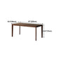 Contemporary Style Dining Table Rectangle 4 Legs Furniture for Dining Room Home Clearhalo 'Dining Tables & Seating' 'Dining Tables' 'dining_table' 'furn' 'furn_dining_table' 'Furniture' 'furniture_dining_table' 'Kitchen & Dining Furniture' 'kitchen' 'kitchen_dining_table' 4706882