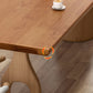 Modern Pine Wood Table for Restaurant Rectangle Dining Table with 3 Legs Clearhalo 'Dining Tables & Seating' 'Dining Tables' 'dining_table' 'furn' 'furn_dining_table' 'Furniture' 'furniture_dining_table' 'Kitchen & Dining Furniture' 'kitchen' 'kitchen_dining_table' 4706895