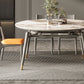 Modern Round Dining Table Stone Top Dining Table with 4 Wood Legs Clearhalo 'Dining Tables & Seating' 'Dining Tables' 'dining_table' 'furn' 'furn_dining_table' 'Furniture' 'furniture_dining_table' 'Kitchen & Dining Furniture' 'kitchen' 'kitchen_dining_table' 4706925