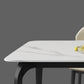 Rectangle Shape Industrial Dining Table Fixed Table with Sintered Stone Clearhalo 'Dining Tables & Seating' 'Dining Tables' 'dining_table' 'furn' 'furn_dining_table' 'Furniture' 'furniture_dining_table' 'Kitchen & Dining Furniture' 'kitchen' 'kitchen_dining_table' 4706936