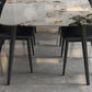 Sintered Stone Top Dining Table Rectangle Table with Metal 4 Legs for Restaurant Clearhalo 'Dining Tables & Seating' 'Dining Tables' 'dining_table' 'furn' 'furn_dining_table' 'Furniture' 'furniture_dining_table' 'Kitchen & Dining Furniture' 'kitchen' 'kitchen_dining_table' 4706967