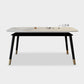 Traditional Luxury Rectangle Dining Table Solid Wood Black Frame 4 Legs Dining Table Clearhalo 'Dining Tables & Seating' 'Dining Tables' 'dining_table' 'furn' 'furn_dining_table' 'Furniture' 'furniture_dining_table' 'Kitchen & Dining Furniture' 'kitchen' 'kitchen_dining_table' 4707020