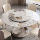 Modern Sintered Stone Dining Table Pedestal Casual Dining Table Clearhalo 'Dining Tables & Seating' 'Dining Tables' 'dining_table' 'furn' 'furn_dining_table' 'Furniture' 'furniture_dining_table' 'Kitchen & Dining Furniture' 'kitchen' 'kitchen_dining_table' 4707095