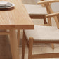 Modern Solid Wood Dining Room Collection Rectangle Tripod Dining Table in Natural Clearhalo 'Dining Tables & Seating' 'Dining Tables' 'dining_table' 'furn' 'furn_dining_table' 'Furniture' 'furniture_dining_table' 'Kitchen & Dining Furniture' 'kitchen' 'kitchen_dining_table' 4707175