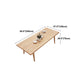 Modern Solid Wood Dining Room Collection Rectangle Tripod Dining Table in Natural Clearhalo 'Dining Tables & Seating' 'Dining Tables' 'dining_table' 'furn' 'furn_dining_table' 'Furniture' 'furniture_dining_table' 'Kitchen & Dining Furniture' 'kitchen' 'kitchen_dining_table' 4707193