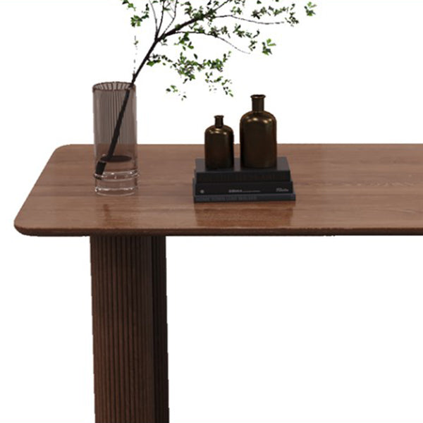 Modern Solid Wood Dining Table 3 Legs Dining Table for Home Use Clearhalo 'Dining Tables & Seating' 'Dining Tables' 'dining_table' 'furn' 'furn_dining_table' 'Furniture' 'furniture_dining_table' 'Kitchen & Dining Furniture' 'kitchen' 'kitchen_dining_table' 4707199
