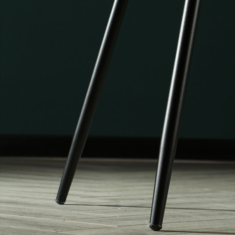 Industrial Design Faux Leather Side Chair Solid Back Chair for Home Clearhalo 'Dining Chairs' 'Dining Tables & Seating' 'dining_chair' 'furn' 'furn_dining_chair' 'Furniture' 'furniture_dining_chair' 'Kitchen & Dining Furniture' 4707222