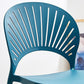Contemporary Open Stacking Side Chair Matte Finish Plastic Dining Chair Clearhalo 'Dining Chairs' 'Dining Tables & Seating' 'dining_chair' 'furn' 'furn_dining_chair' 'Furniture' 'furniture_dining_chair' 'Kitchen & Dining Furniture' 4707245