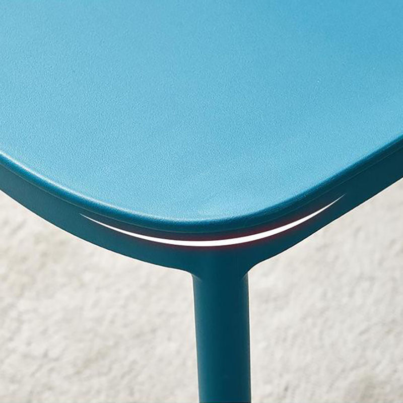 Contemporary Open Stacking Side Chair Matte Finish Plastic Dining Chair Clearhalo 'Dining Chairs' 'Dining Tables & Seating' 'dining_chair' 'furn' 'furn_dining_chair' 'Furniture' 'furniture_dining_chair' 'Kitchen & Dining Furniture' 4707248