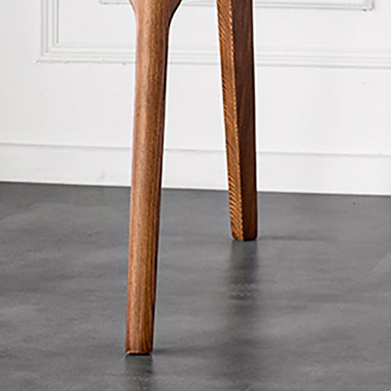 Industrial Design Open Back Dining Side Chair for Home Wood Legs Armless Side Chairs Clearhalo 'Dining Chairs' 'Dining Tables & Seating' 'dining_chair' 'furn' 'furn_dining_chair' 'Furniture' 'furniture_dining_chair' 'Kitchen & Dining Furniture' 4707330