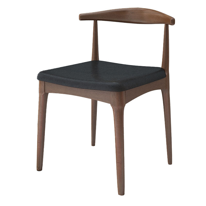 Industrial Design Faux Leather Side Chair Open Back Dining Side Chair Clearhalo 'Dining Chairs' 'Dining Tables & Seating' 'dining_chair' 'furn' 'furn_dining_chair' 'Furniture' 'furniture_dining_chair' 'Kitchen & Dining Furniture' 4707343