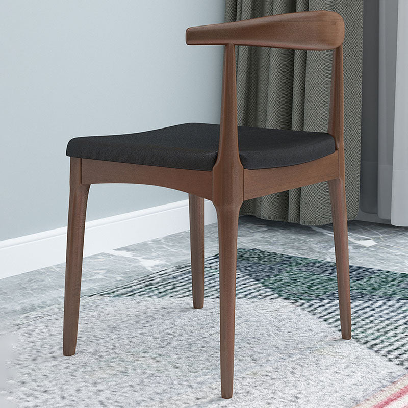 Industrial Design Faux Leather Side Chair Open Back Dining Side Chair Clearhalo 'Dining Chairs' 'Dining Tables & Seating' 'dining_chair' 'furn' 'furn_dining_chair' 'Furniture' 'furniture_dining_chair' 'Kitchen & Dining Furniture' 4707355