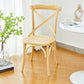 Traditional Wood Kitchen Dining Room Chair Cross Back Side Chair Wood 1 Piece Clearhalo 'Dining Chairs' 'Dining Tables & Seating' 'dining_chair' 'furn' 'furn_dining_chair' 'Furniture' 'furniture_dining_chair' 'Kitchen & Dining Furniture' 4707534