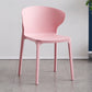Scandinavian Plastic Dining Armless Chair Wingback Side Chair Pink 1 Piece Clearhalo 'Dining Chairs' 'Dining Tables & Seating' 'dining_chair' 'furn' 'furn_dining_chair' 'Furniture' 'furniture_dining_chair' 'Kitchen & Dining Furniture' 4707551