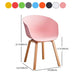 Contemporary Dining Chair Arm Chairs with Wooden Legs for Kitchen Clearhalo 'Dining Chairs' 'Dining Tables & Seating' 'dining_chair' 'Furniture' 'furniture_dining_chair' 'Kitchen & Dining Furniture' 4707617