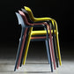 Modern Stackable Chair Dining Arm Open Back Chairs with Plastic Legs for Kitchen Clearhalo 'Dining Chairs' 'Dining Tables & Seating' 'dining_chair' 'furn' 'furn_dining_chair' 'Furniture' 'furniture_dining_chair' 'Kitchen & Dining Furniture' 4707671