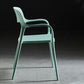 Modern Stackable Chair Dining Arm Open Back Chairs with Plastic Legs for Kitchen Clearhalo 'Dining Chairs' 'Dining Tables & Seating' 'dining_chair' 'furn' 'furn_dining_chair' 'Furniture' 'furniture_dining_chair' 'Kitchen & Dining Furniture' 4707672