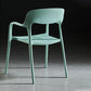Modern Stackable Chair Dining Arm Open Back Chairs with Plastic Legs for Kitchen Clearhalo 'Dining Chairs' 'Dining Tables & Seating' 'dining_chair' 'furn' 'furn_dining_chair' 'Furniture' 'furniture_dining_chair' 'Kitchen & Dining Furniture' 4707673