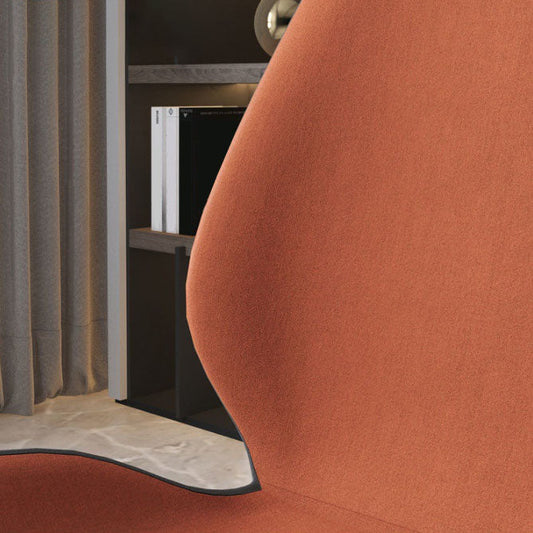 Contemporary Style Dining Chair Wingback Armless Chairs with Metal Legs for Kitchen Clearhalo 'Dining Chairs' 'Dining Tables & Seating' 'dining_chair' 'furn' 'furn_dining_chair' 'Furniture' 'furniture_dining_chair' 'Kitchen & Dining Furniture' 4707740