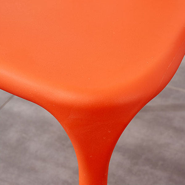 Modern Style Stackable Chair Dining Armless Chair with Plastic Legs for Kitchen Clearhalo 'Dining Chairs' 'Dining Tables & Seating' 'dining_chair' 'furn' 'furn_dining_chair' 'Furniture' 'furniture_dining_chair' 'Kitchen & Dining Furniture' 4707787