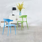 Contemporary Style Stackable Chairs Dining Armless Chairs with Plastic Legs for Kitchen Clearhalo 'Dining Chairs' 'Dining Tables & Seating' 'dining_chair' 'furn' 'furn_dining_chair' 'Furniture' 'furniture_dining_chair' 'Kitchen & Dining Furniture' 4707808