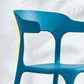 Contemporary Style Stackable Chairs Dining Armless Chairs with Plastic Legs for Kitchen Clearhalo 'Dining Chairs' 'Dining Tables & Seating' 'dining_chair' 'furn' 'furn_dining_chair' 'Furniture' 'furniture_dining_chair' 'Kitchen & Dining Furniture' 4707811