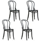 Wood Traditional Kitchen Dining Room Chair Windsor Back Side Chair Black Wood 4 Piece Set Clearhalo 'Dining Chairs' 'Dining Tables & Seating' 'dining_chair' 'furn' 'furn_dining_chair' 'Furniture' 'furniture_dining_chair' 'Kitchen & Dining Furniture' 4707829