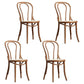 Wood Traditional Kitchen Dining Room Chair Windsor Back Side Chair Light Khaki Wicker & Rattan 4 Piece Set Clearhalo 'Dining Chairs' 'Dining Tables & Seating' 'dining_chair' 'furn' 'furn_dining_chair' 'Furniture' 'furniture_dining_chair' 'Kitchen & Dining Furniture' 4707852