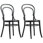 Wood Traditional Kitchen Dining Room Chair Windsor Back Side Chair Gloss Black Wood 2 Piece Set Clearhalo 'Dining Chairs' 'Dining Tables & Seating' 'dining_chair' 'furn' 'furn_dining_chair' 'Furniture' 'furniture_dining_chair' 'Kitchen & Dining Furniture' 4707854