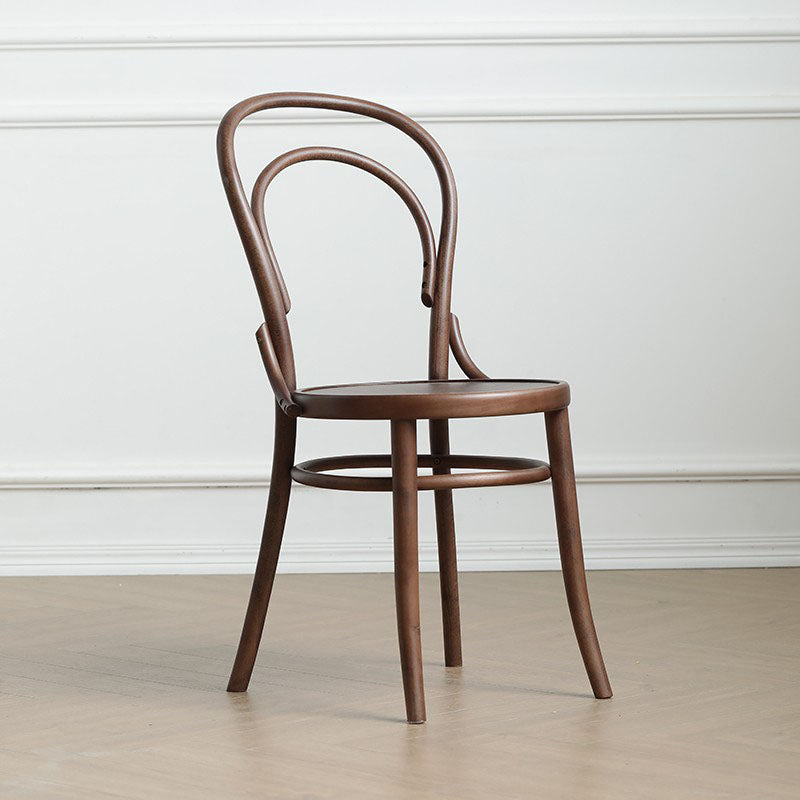 Wood Traditional Kitchen Dining Room Chair Windsor Back Side Chair Dark Khaki Wood 1 Piece Clearhalo 'Dining Chairs' 'Dining Tables & Seating' 'dining_chair' 'furn' 'furn_dining_chair' 'Furniture' 'furniture_dining_chair' 'Kitchen & Dining Furniture' 4707859