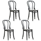 Wood Traditional Kitchen Dining Room Chair Windsor Back Side Chair Gloss Black Wicker & Rattan 4 Piece Set Clearhalo 'Dining Chairs' 'Dining Tables & Seating' 'dining_chair' 'furn' 'furn_dining_chair' 'Furniture' 'furniture_dining_chair' 'Kitchen & Dining Furniture' 4707867