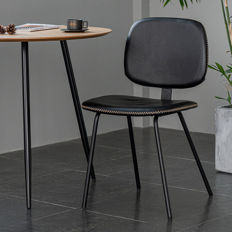 Contemporary Upholstered Open Arm Chair Matte Finish Home Dining Chair Clearhalo 'Dining Chairs' 'Dining Tables & Seating' 'dining_chair' 'furn' 'furn_dining_chair' 'Furniture' 'furniture_dining_chair' 'Kitchen & Dining Furniture' 4707894