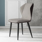 Contemporary Leather Wingback Side Chair Matte Finish Bedroom Dining Chair Pewter 1 Piece Clearhalo 'Dining Chairs' 'Dining Tables & Seating' 'dining_chair' 'furn' 'furn_dining_chair' 'Furniture' 'furniture_dining_chair' 'Kitchen & Dining Furniture' 4707920