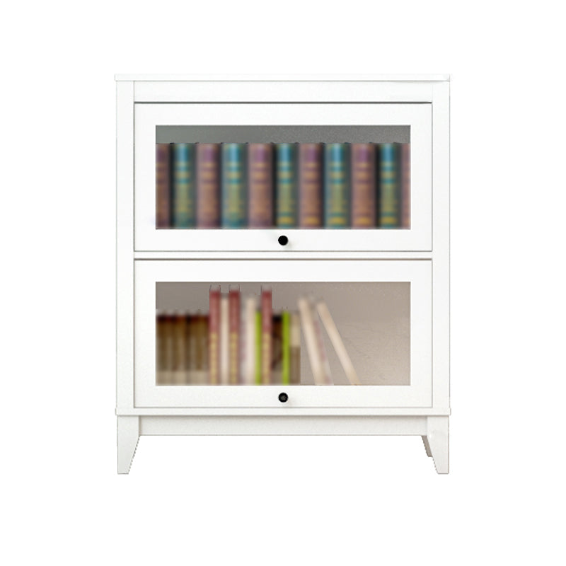 Manufactured Wood Standard Bookcase Vertical Bookcase with Glass Doors Clearhalo 'Bookcases' 'furn' 'furn_bookcases' 'Furniture' 'furniture_bookcases' 'kitchen' 'kitchen_bookcases' 'Living Room Furniture' 'Office Furniture' 4707983