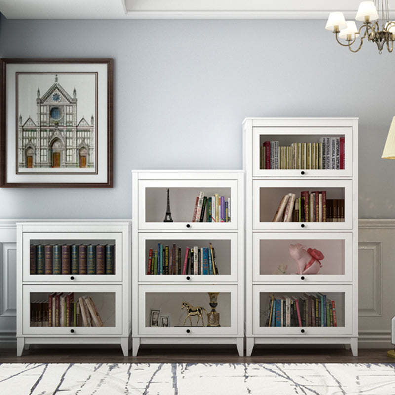 Manufactured Wood Standard Bookcase Vertical Bookcase with Glass Doors Clearhalo 'Bookcases' 'furn' 'furn_bookcases' 'Furniture' 'furniture_bookcases' 'kitchen' 'kitchen_bookcases' 'Living Room Furniture' 'Office Furniture' 4707995