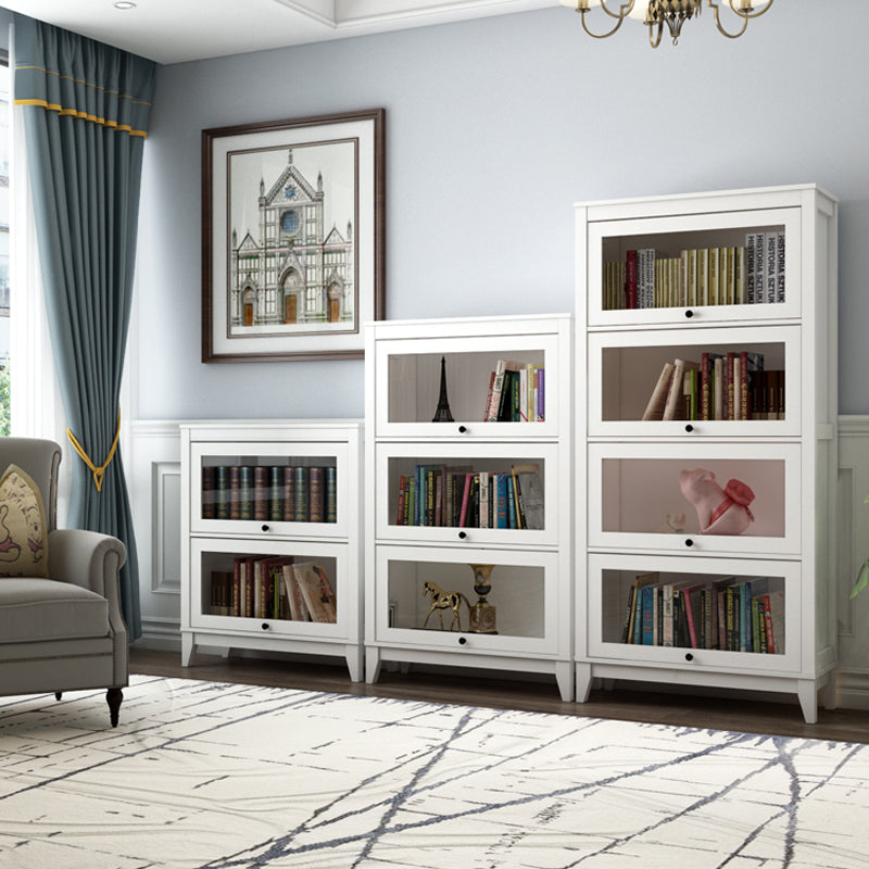 Manufactured Wood Standard Bookcase Vertical Bookcase with Glass Doors Clearhalo 'Bookcases' 'furn' 'furn_bookcases' 'Furniture' 'furniture_bookcases' 'kitchen' 'kitchen_bookcases' 'Living Room Furniture' 'Office Furniture' 4707996