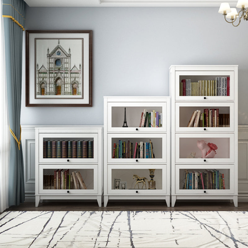Manufactured Wood Standard Bookcase Vertical Bookcase with Glass Doors Clearhalo 'Bookcases' 'furn' 'furn_bookcases' 'Furniture' 'furniture_bookcases' 'kitchen' 'kitchen_bookcases' 'Living Room Furniture' 'Office Furniture' 4708003