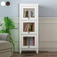 Manufactured Wood Standard Bookcase Vertical Bookcase with Glass Doors Clearhalo 'Bookcases' 'furn' 'furn_bookcases' 'Furniture' 'furniture_bookcases' 'kitchen' 'kitchen_bookcases' 'Living Room Furniture' 'Office Furniture' 4708006