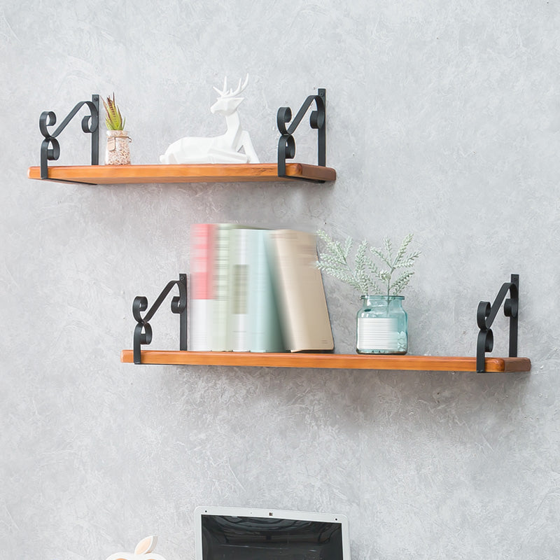 Modern Style Wooden Bookshelf Wall Mounted Shelf Bookcase for Home Clearhalo 'Bookcases' 'furn' 'furn_bookcases' 'Furniture' 'furniture_bookcases' 'kitchen' 'kitchen_bookcases' 'Living Room Furniture' 'Office Furniture' 4708016