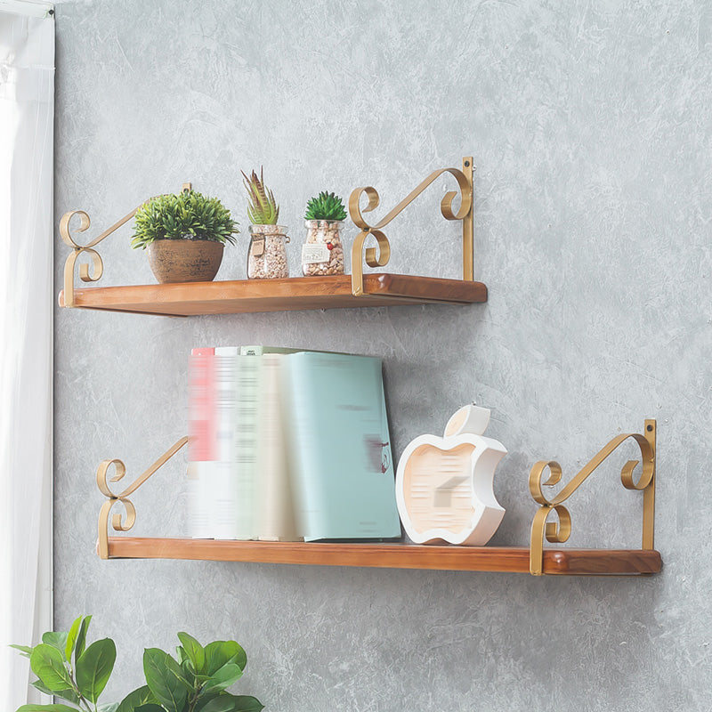 Modern Style Wooden Bookshelf Wall Mounted Shelf Bookcase for Home Clearhalo 'Bookcases' 'furn' 'furn_bookcases' 'Furniture' 'furniture_bookcases' 'kitchen' 'kitchen_bookcases' 'Living Room Furniture' 'Office Furniture' 4708018