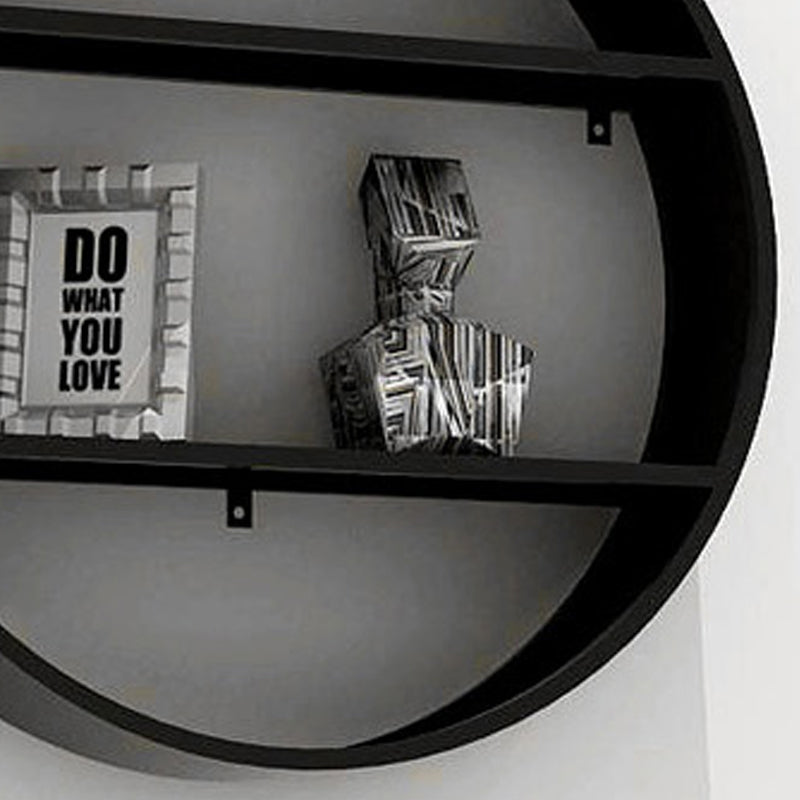 Black Industrial Wall Mounted Bookshelf Iron Bookshelf for Living Room Clearhalo 'Bookcases' 'furn' 'furn_bookcases' 'Furniture' 'furniture_bookcases' 'kitchen' 'kitchen_bookcases' 'Living Room Furniture' 'Office Furniture' 4708060