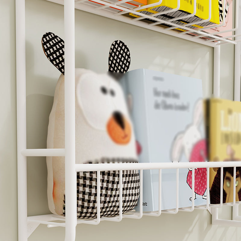 Modern Metal Floating Bookcase Wall Mounted Bookshelf for Home Clearhalo 'Bookcases' 'furn' 'furn_bookcases' 'Furniture' 'furniture_bookcases' 'kitchen' 'kitchen_bookcases' 'Living Room Furniture' 'Office Furniture' 4708090