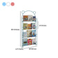 Modern Metal Floating Bookcase Wall Mounted Bookshelf for Home Clearhalo 'Bookcases' 'furn' 'furn_bookcases' 'Furniture' 'furniture_bookcases' 'kitchen' 'kitchen_bookcases' 'Living Room Furniture' 'Office Furniture' 4708092