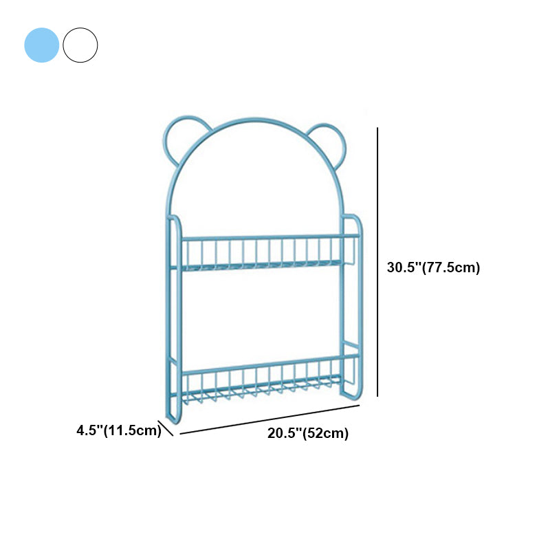 Modern Metal Floating Bookcase Wall Mounted Bookshelf for Home Clearhalo 'Bookcases' 'furn' 'furn_bookcases' 'Furniture' 'furniture_bookcases' 'kitchen' 'kitchen_bookcases' 'Living Room Furniture' 'Office Furniture' 4708094